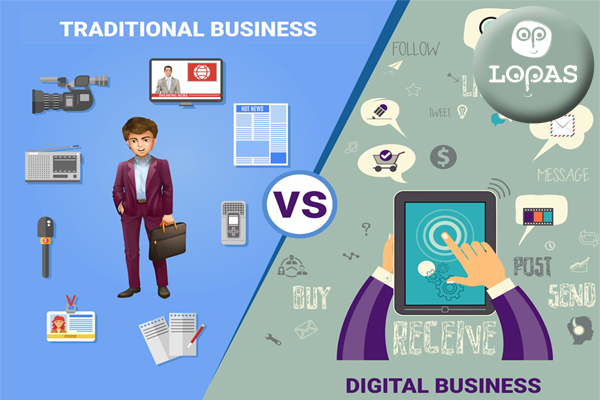 تفاوت کسب و کار آنلاین و سنتی 234657685412